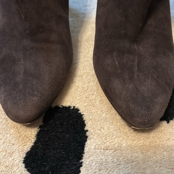 Jimmy Choo chocolate brown suede boots size 38.5 - Picture 2 of 7